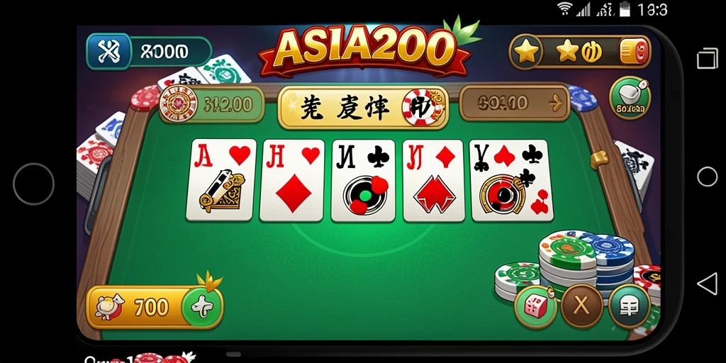 Screenshot gameplay ASIA200 yang menampilkan keseruan permainan Domino.