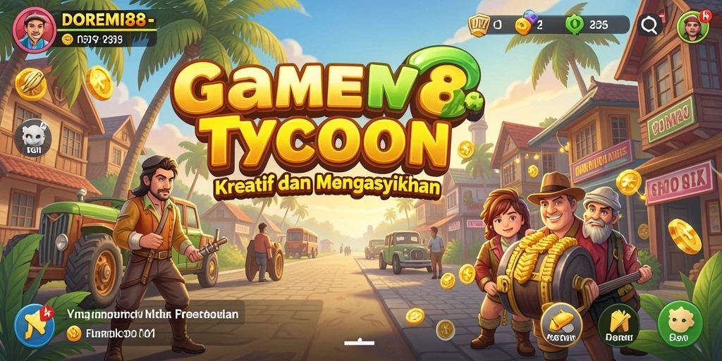 Screenshot gameplay DOREMI88 menunjukkan aktivitas manajemen yang menarik.