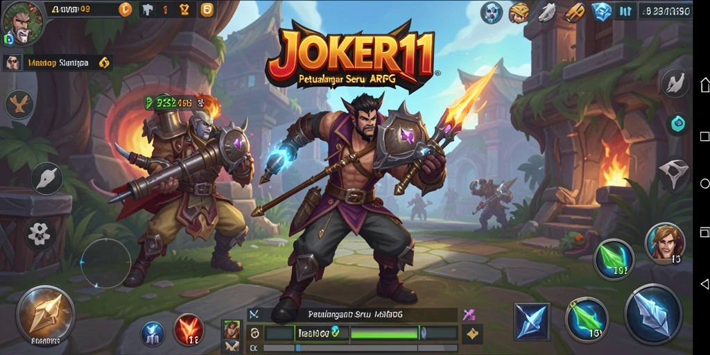 Tampilan menakjubkan dari gameplay ARPG di JOKER11.