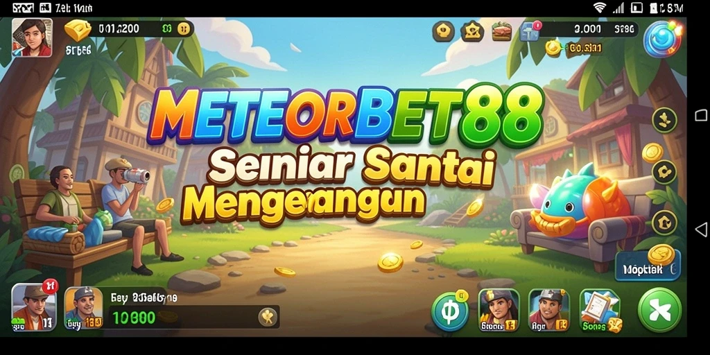 Screenshot gameplay <strong>METEORBET88</strong> yang menunjukkan keseruan dan tantangan.