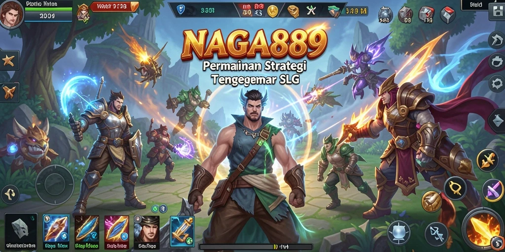 Screenshot utama NAGA889 dengan gameplay SLG yang menarik.
