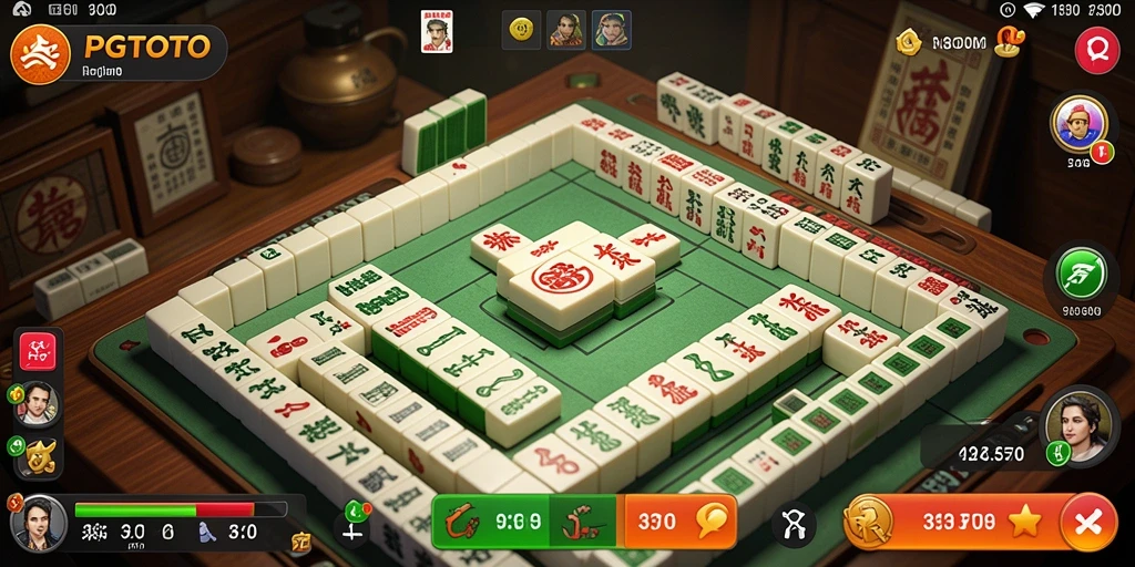 Tampilan gameplay PGTOTO yang menampilkan tantangan Mahjong yang menarik.