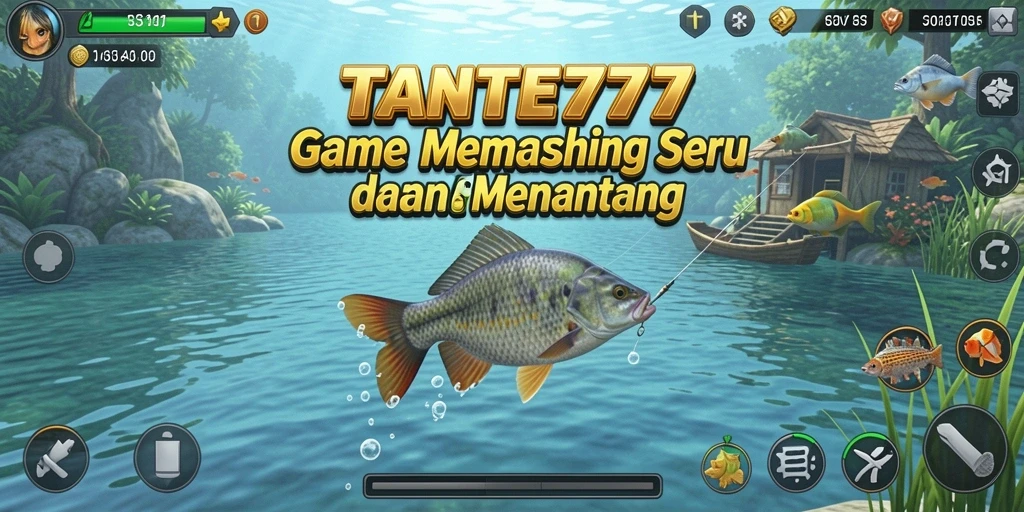 Tangkapan ikan yang berwarna-warni dalam permainan TANTE777.